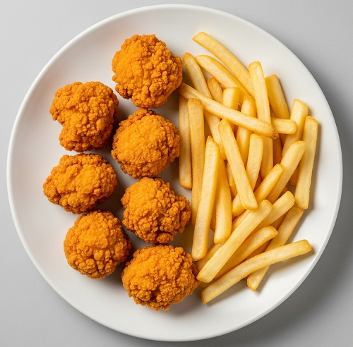19. 6 Pcs Chicken Bites & Chips 